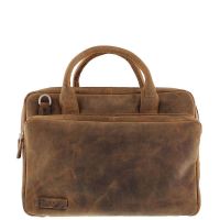 Plevier Retro Galileo Laptop Bag 15.6 Inch Brown